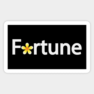 Fortune creative text design Magnet